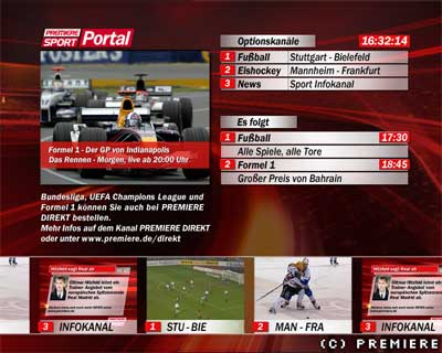 PREMIERE Sport Portal